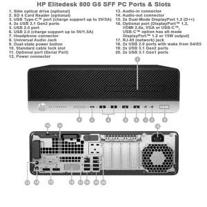 مینی کیس استوک HP EliteDesk 800 G5 نسل 9