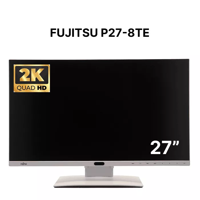 مانیتور استوک فریم لس فوجیتسو 27 اینچ FUJITSU P27-8TE با کیفیت 2K