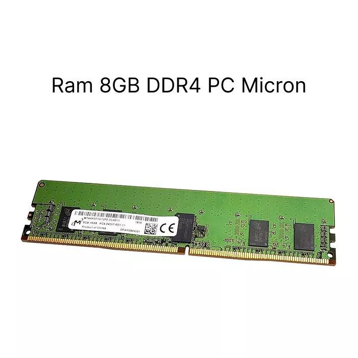 رم استوک 8 گیگ DDR4 میکرون کامپیوتری با فرکانس های 2133-2400-2666-3200