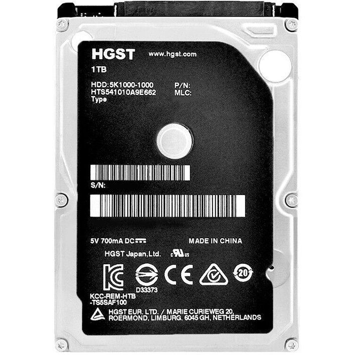 هارد لپتاپی استوک ۱ ترابایت HGST 1TB